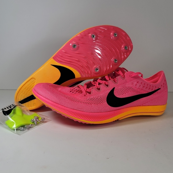 Mens Sizes Nike Zoom X Dragonfly Pink Orange Track & Field CV0400-600 Spikes - Picture 1 of 10